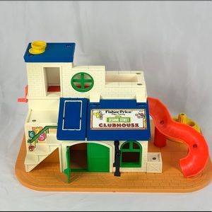 Vintage Fisher-Price Little People - Sesame Street Club House  (1977-1979)